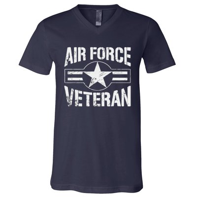 Vintage Air Force Veteran Tee Vintage USAF Veteran V-Neck T-Shirt