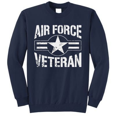 Vintage Air Force Veteran Tee Vintage USAF Veteran Tall Sweatshirt