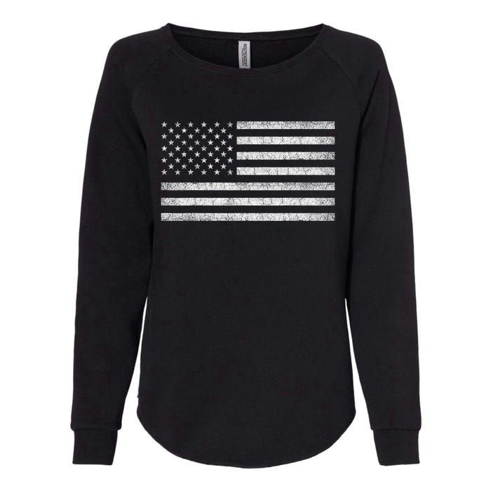 Vintage American Flag Usa Patriotic Graphic Womens California Wash Sweatshirt