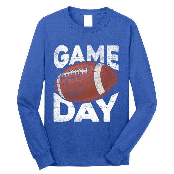 Vintage American Football Game Sports Lover Great Gift Long Sleeve Shirt