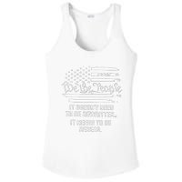 Vintage American Flag It Needs To Be Reread We The People Ladies PosiCharge Competitor Racerback Tank