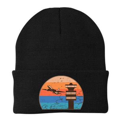 Vintage Airplane Flight Controller Tower Beanie