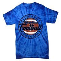 Vintage American Football Grandpa Funny Fathers Day Lover Gift Tie-Dye T-Shirt