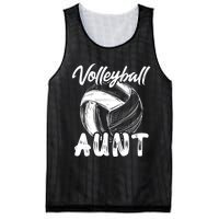 Volleyball Aunt For Wo Family Matching Player Team Auntie Mesh Reversible Basketball Jersey Tank