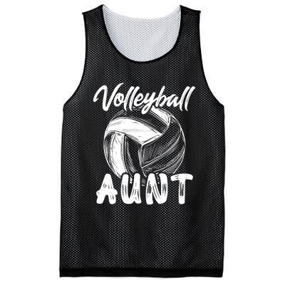 Volleyball Aunt For Wo Family Matching Player Team Auntie Mesh Reversible Basketball Jersey Tank