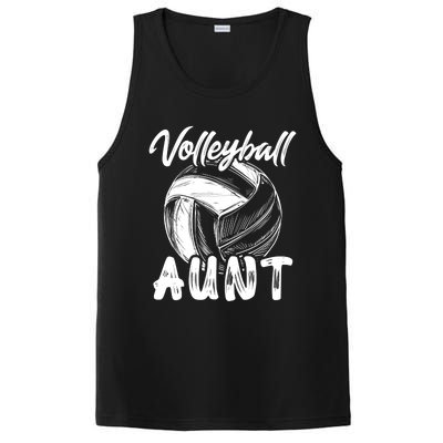 Volleyball Aunt For Wo Family Matching Player Team Auntie PosiCharge Competitor Tank