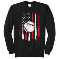 Vintage American Flag Baseball Team For Boy Girl Wo Sweatshirt