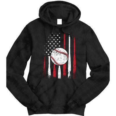 Vintage American Flag Baseball Team For Boy Girl Wo Tie Dye Hoodie