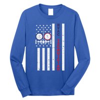 Vintage American Flag Hvac Technician Us Hvac Tech Gift Long Sleeve Shirt