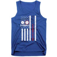 Vintage American Flag Hvac Technician Us Hvac Tech Gift Tank Top