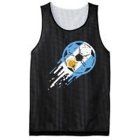 Vintege Argentina Flag Argentine Soccer Fan Mesh Reversible Basketball Jersey Tank