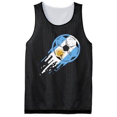 Vintege Argentina Flag Argentine Soccer Fan Mesh Reversible Basketball Jersey Tank