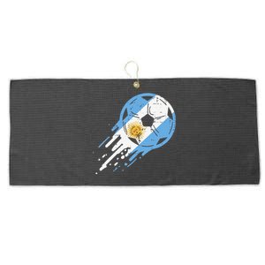 Vintege Argentina Flag Argentine Soccer Fan Large Microfiber Waffle Golf Towel