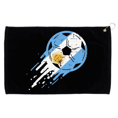 Vintege Argentina Flag Argentine Soccer Fan Grommeted Golf Towel