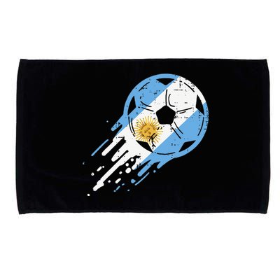 Vintege Argentina Flag Argentine Soccer Fan Microfiber Hand Towel