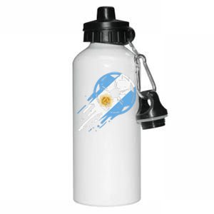 Vintege Argentina Flag Argentine Soccer Fan Aluminum Water Bottle