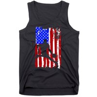 Vintage American Flag Basketball Tank Top