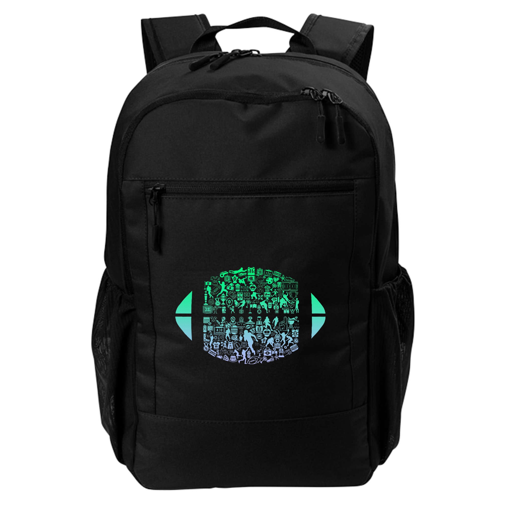 Vintage American Football Player Backpack