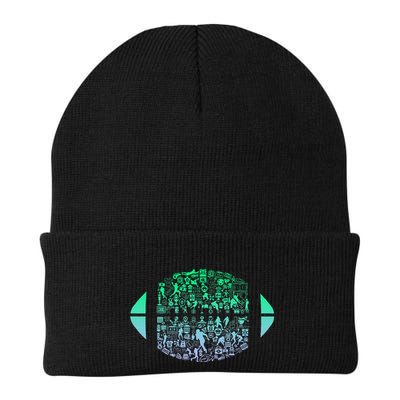 Vintage American Football Player Beanie