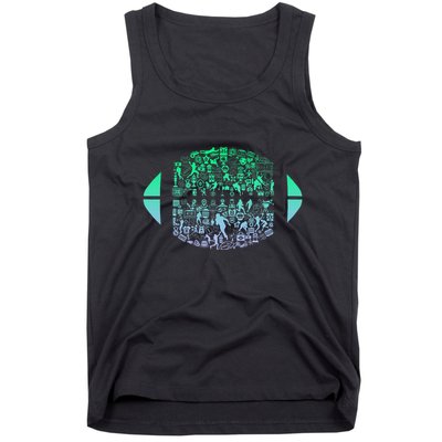 Vintage American Football Player Tank Top