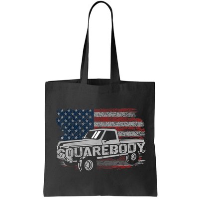 Vintage American Flag Squarebody Square Body Truck Lover Bag