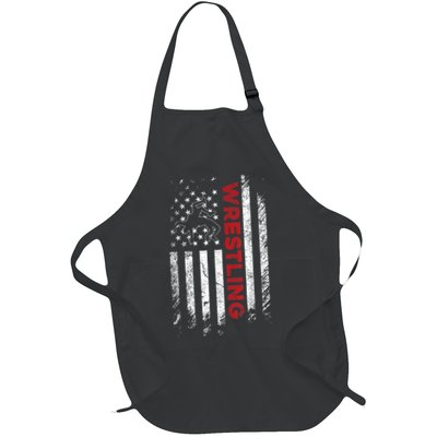 Vintage American Flag Wrestling Patriotic Wrestler Apron