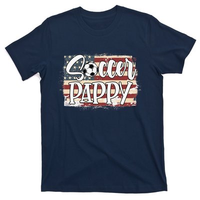 Vintage American Flag Soccer Pappy T-Shirt