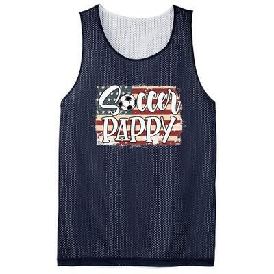 Vintage American Flag Soccer Pappy Mesh Reversible Basketball Jersey Tank