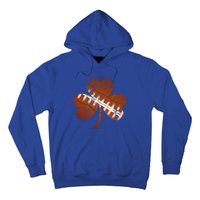 Vintage American Football St Patricks Day Sports Player Gift Hoodie