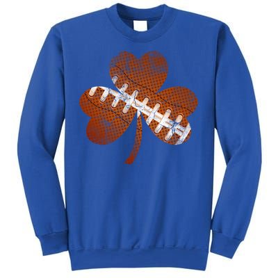 Vintage American Football St Patricks Day Sports Player Gift Sweatshirt