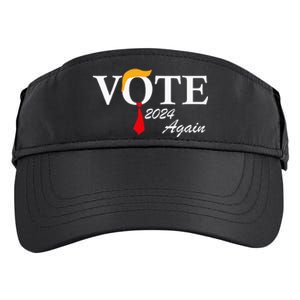 Vote Again Funny Pro President Trump 2024 Trump Adult Drive Performance Visor