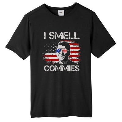 Vintage American Flag Funny Political I Smell Commies Tall Fusion ChromaSoft Performance T-Shirt