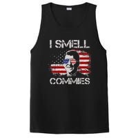 Vintage American Flag Funny Political I Smell Commies PosiCharge Competitor Tank