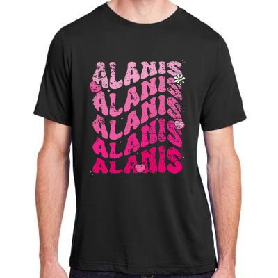 Vintage Alanis First Name I Love Alanis Adult ChromaSoft Performance T-Shirt