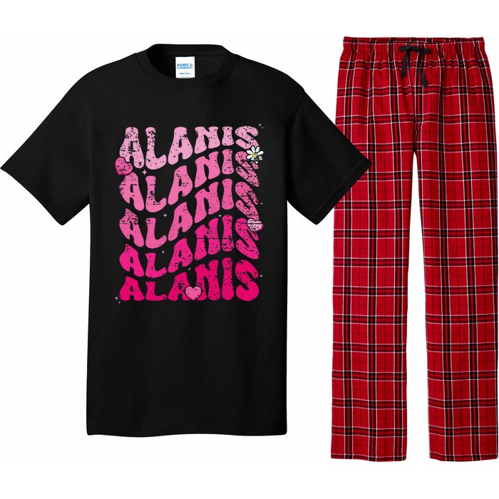 Vintage Alanis First Name I Love Alanis Pajama Set