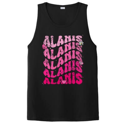 Vintage Alanis First Name I Love Alanis PosiCharge Competitor Tank