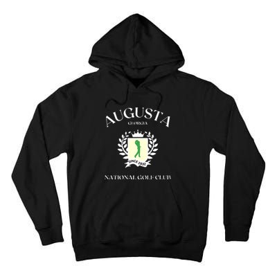 Vintage Augusta Georgia National Golf Club With Golfer Tall Hoodie