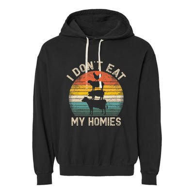 Vintage Acoustic Guitar Collector Retro Guitarist Garment-Dyed Fleece Hoodie