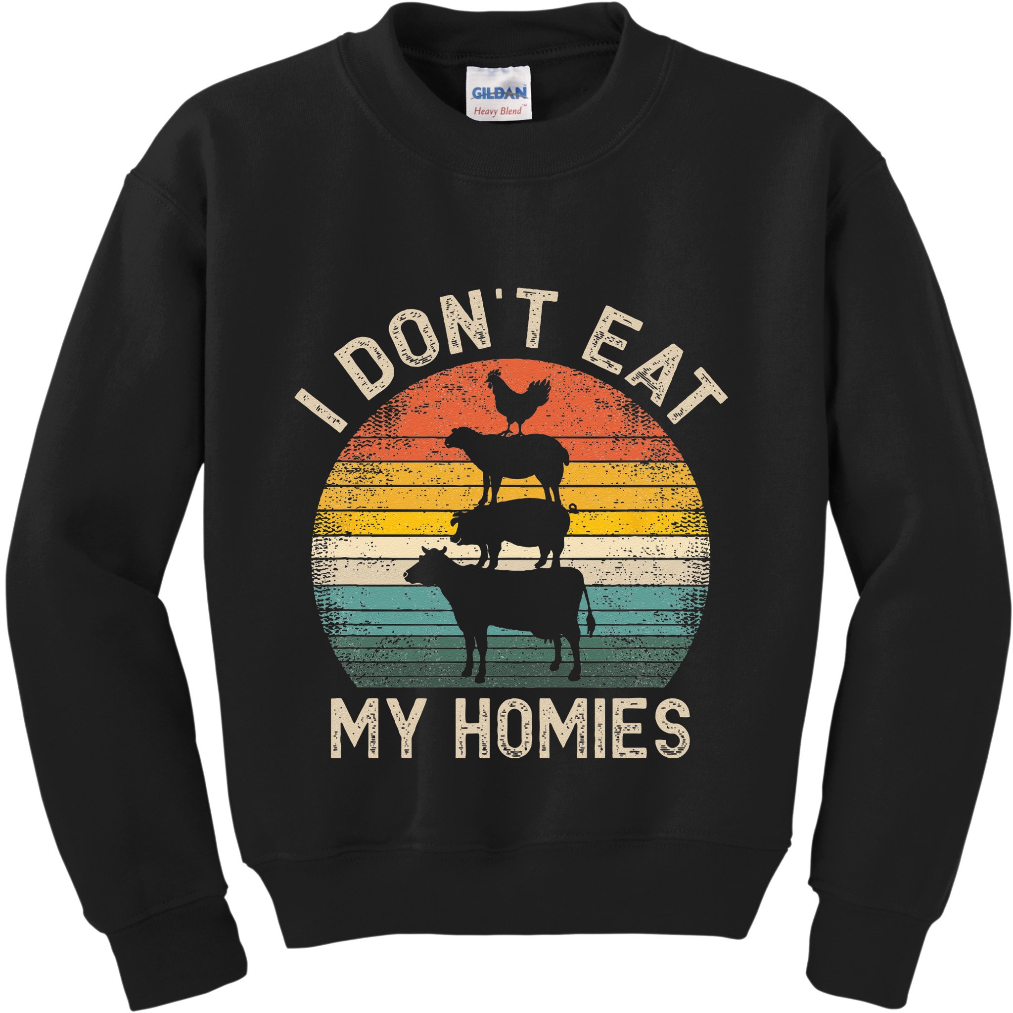Vintage Acoustic Guitar Collector Retro Guitarist Kids Sweatshirt