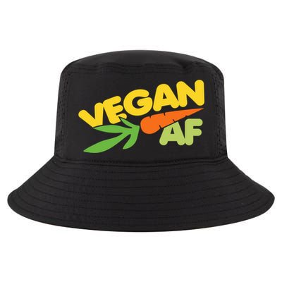 Vegan Af Gift Retro Style Veganism Funny Gift Cool Comfort Performance Bucket Hat