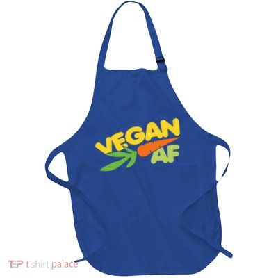Vegan Af Gift Retro Style Veganism Funny Gift Apron