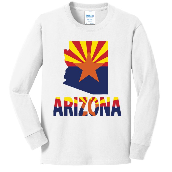 Vintage Arizona Grand Canyon State Arizona Home Kids Long Sleeve Shirt