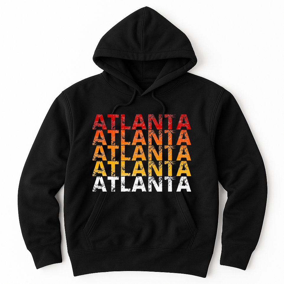 Vintage Atlanta Georgia Hoodie
