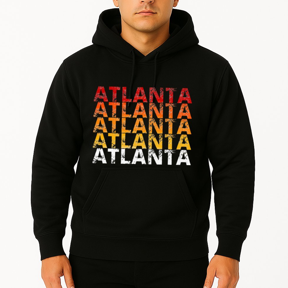 Vintage Atlanta Georgia Hoodie