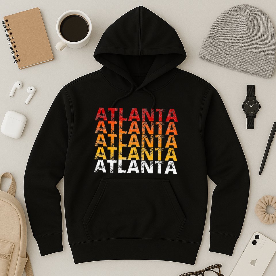 Vintage Atlanta Georgia Hoodie