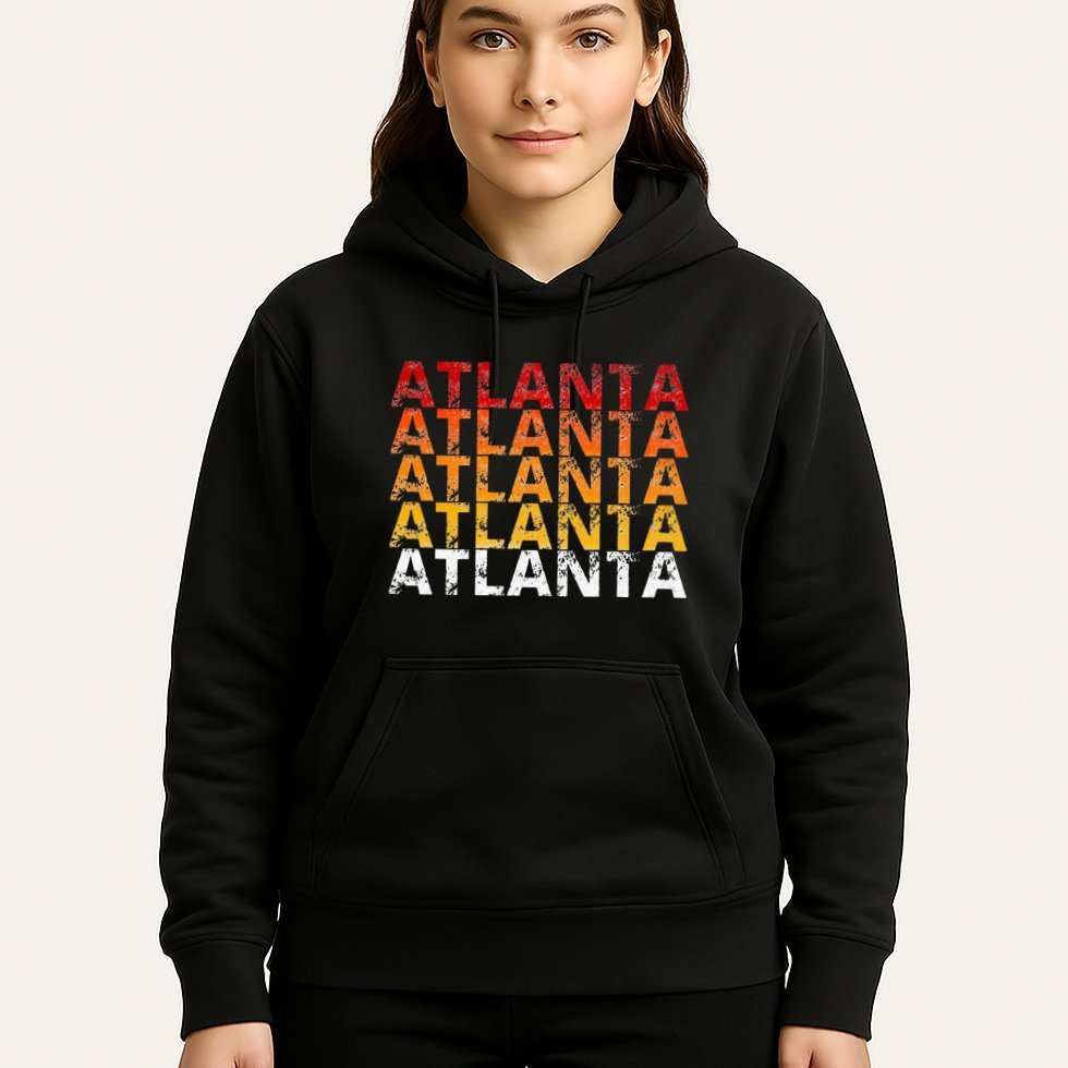 Vintage Atlanta Georgia Hoodie