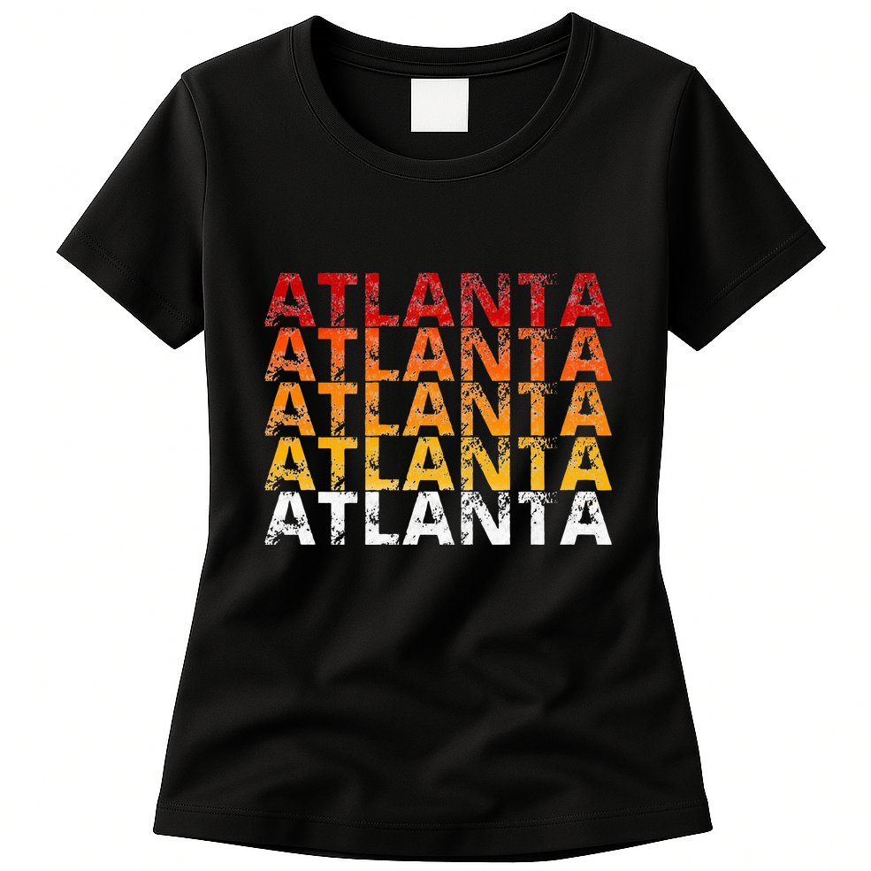 Vintage Atlanta Georgia Womens T-Shirt