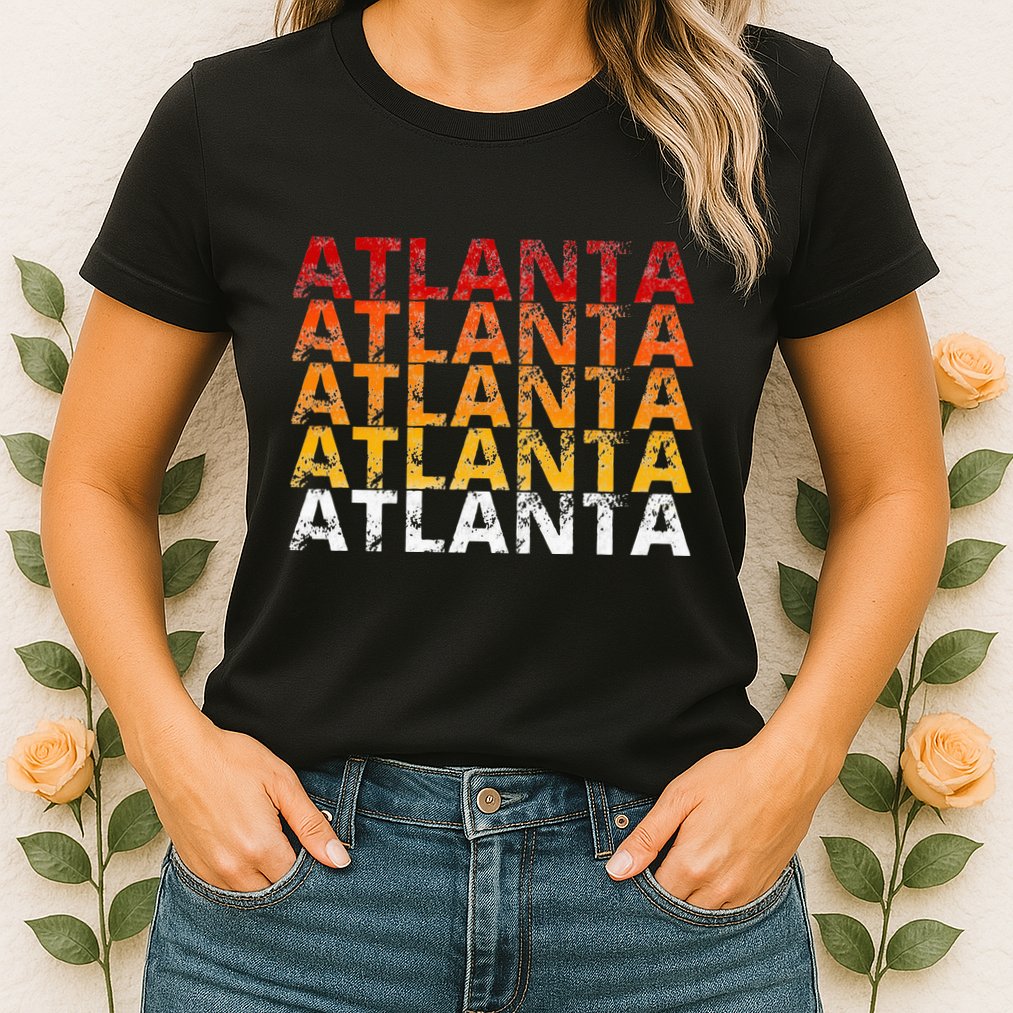 Vintage Atlanta Georgia Womens T-Shirt