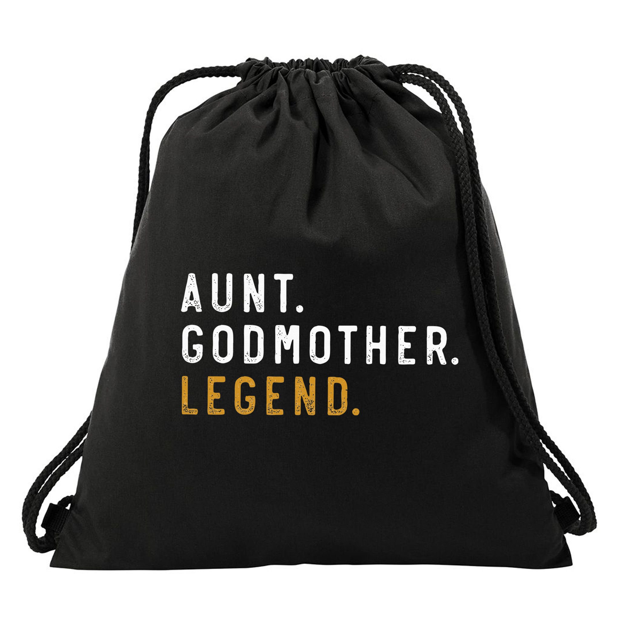 vintage aunt godmother legend  Drawstring Bag