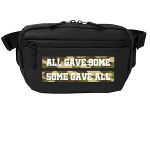 Veteran All Gave Some Some Gave All Camo Gift Crossbody Pack